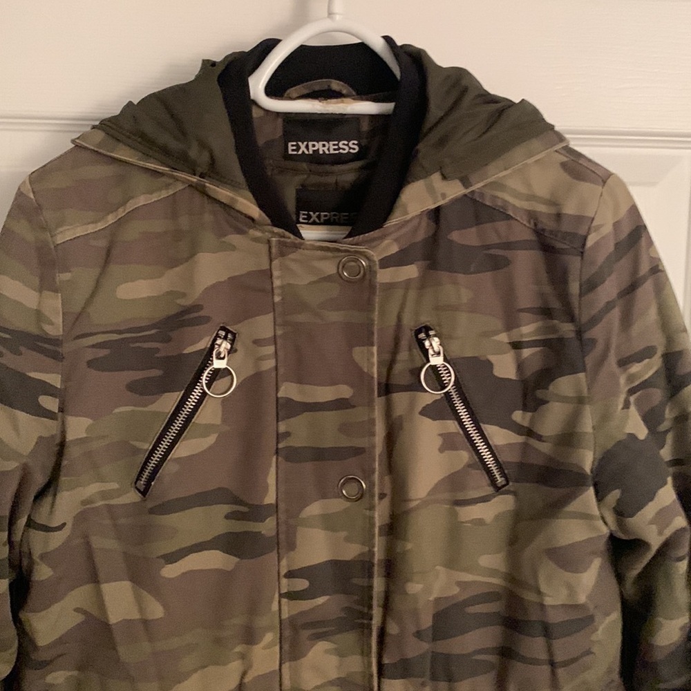 Express Camo Jacket/Coat Size M - Picture 2 of 10
